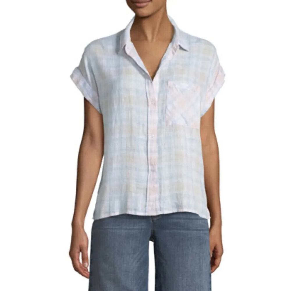 Rails Whitney Check Short-Sleeve Button-Down Shir… - image 2